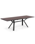 Table À Rallonges Logan Dark Wood  marron - 75x90x180/240 cm