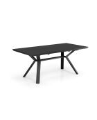Table Extensible Logan Black noir - 75x90x180/240 cm