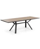 Table Extensible Logan Wood  chêne - 75x90x180/240 cm