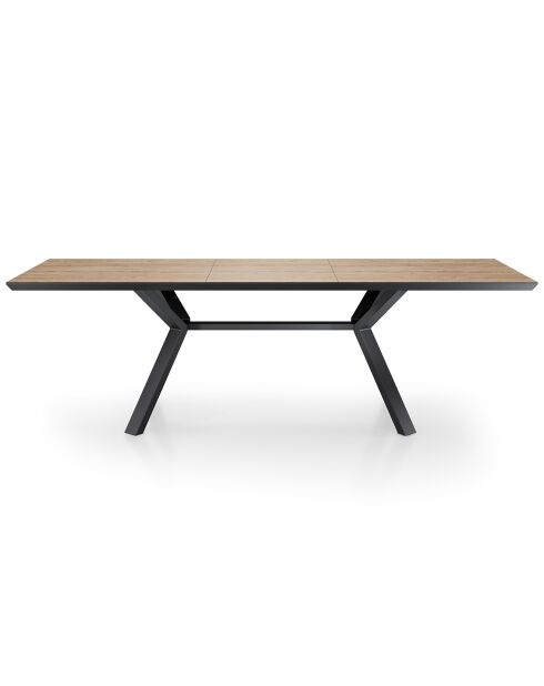 Table Extensible Logan Wood  chêne - 75x90x180/240 cm
