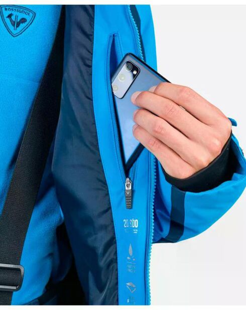 Veste Saluver bleu electrique