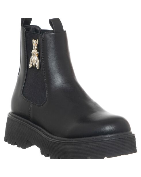 Boots en Cuir 885-31 Noires