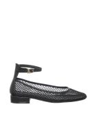 Ballerines en Cuir 340-01 Noires