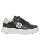 Sneakers en Cuir 824-27 noires