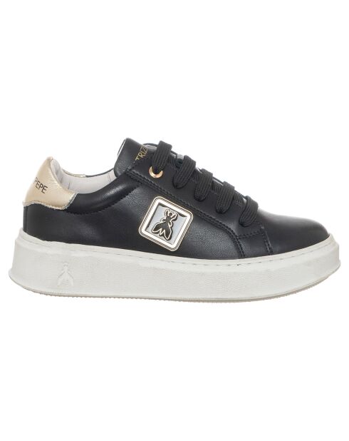 Sneakers en Cuir 824-27 noires