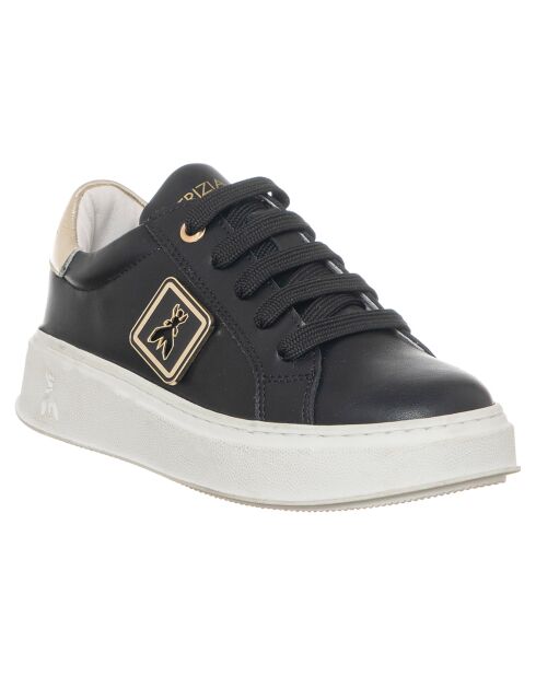 Sneakers en Cuir 824-27 noires