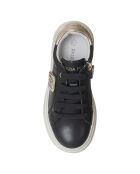 Sneakers en Cuir 824-27 noires