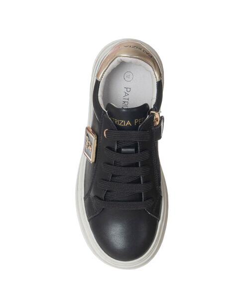 Sneakers en Cuir 824-27 noires