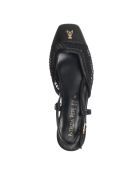 Ballerines en Cuir 341-01 Noires