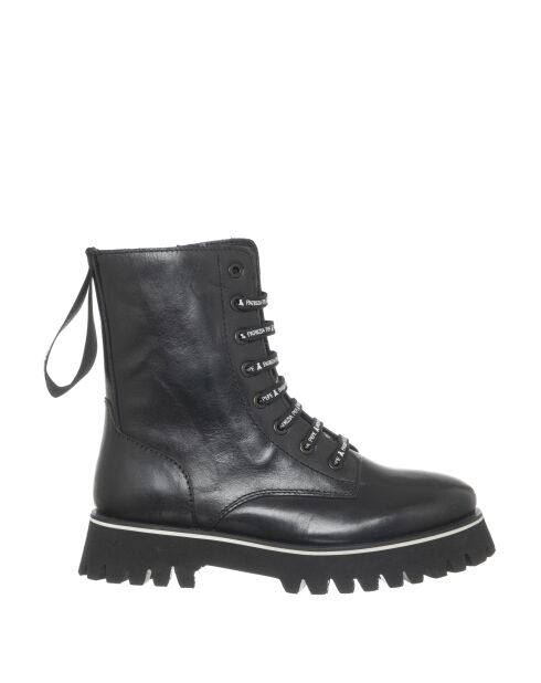 Boots en Cuir  865-01 Noires