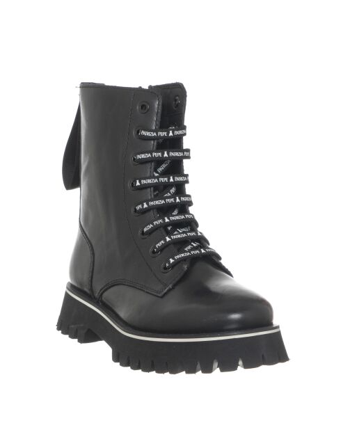 Boots en Cuir  865-01 Noires