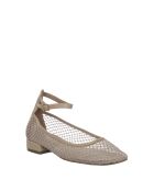 Ballerines en Cuir 340-02 écrues