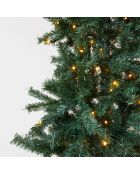 Sapin Slim Canadien 210cm- PVC - 240 LED - 646 branches