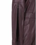 Traje Algoma Syrah de piel de cordero