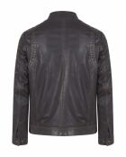 Blouson en Cuir d'Agneau Bromont mocha