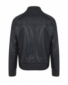 Veste en Cuir d'Agneau Ekwan noire