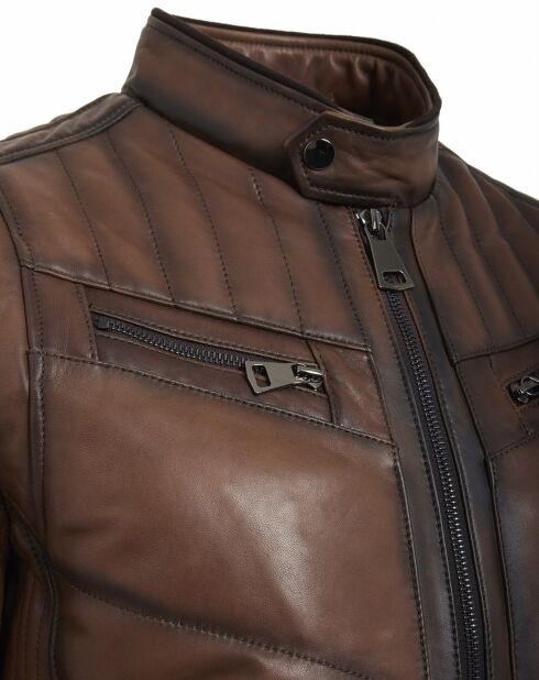 Blouson en Cuir d'Agneau Harrys cafe