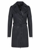 Schwarzes Kluane Lammfellkleid