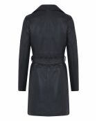 Schwarzes Kluane Lammfellkleid