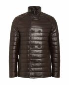 Veste en Cuir d'Agneau Raoulo nutella