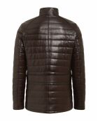 Veste en Cuir d'Agneau Raoulo nutella