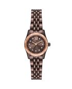 Montre Femme en Acier marron