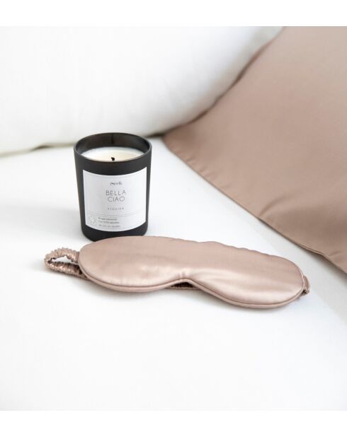 Masque de sommeil 100% Soie Bio beige