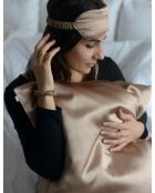 Masque de sommeil 100% Soie Bio marron