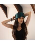 Masque enveloppant Pillow 100% Soie vert foncé