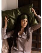 Masque de sommeil 100% Soie Bio vert kaki