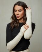 Gants en Laine mélangée Margot beiges