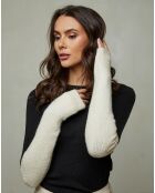 Gants en Laine mélangée Margot beiges