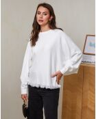 Pull Pauline blanc