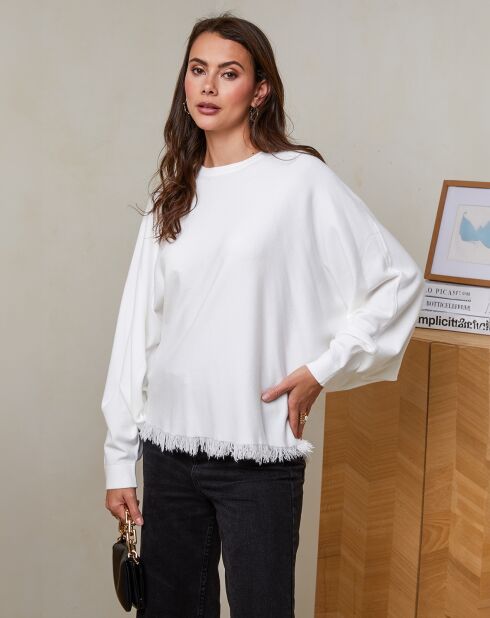Pull Pauline blanc