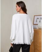 Pull Pauline blanc
