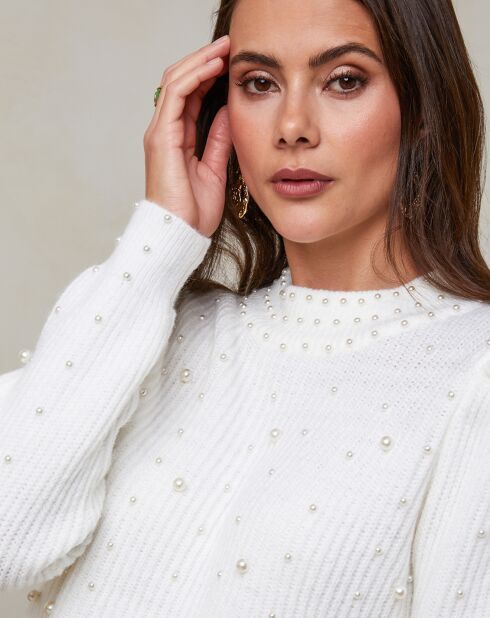 Pull Caroline blanc