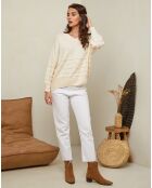 Pull Stella beige