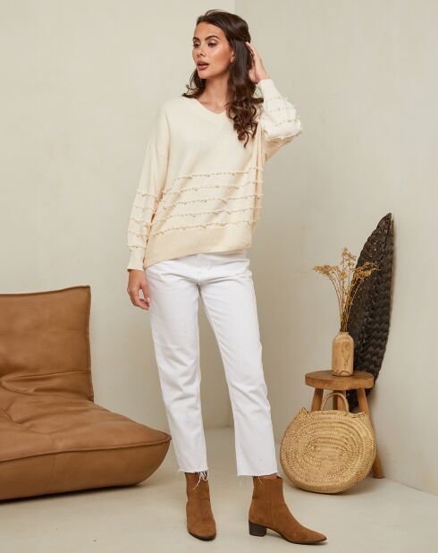 Pull Stella beige