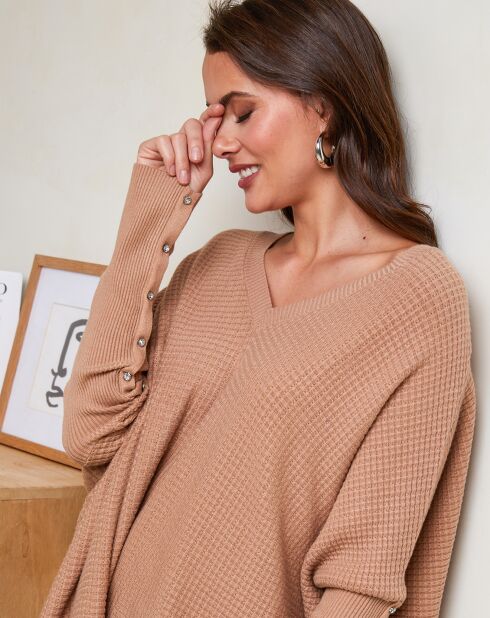 Pull Oriane camel
