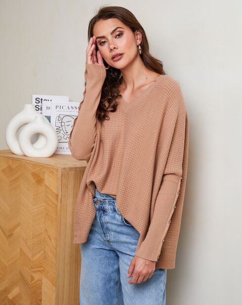 Pull Oriane camel