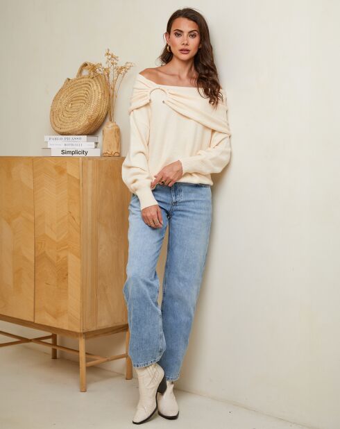 Pull Laure beige