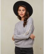 Pull Blandine gris