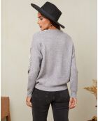 Pull Blandine gris