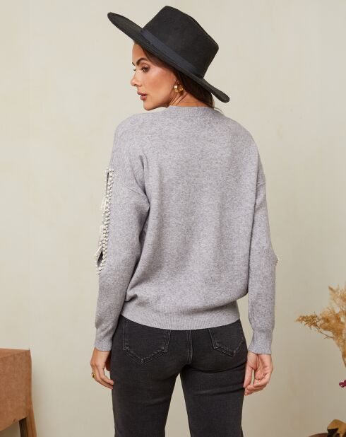 Pull Blandine gris