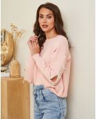 Pull Blandine rose