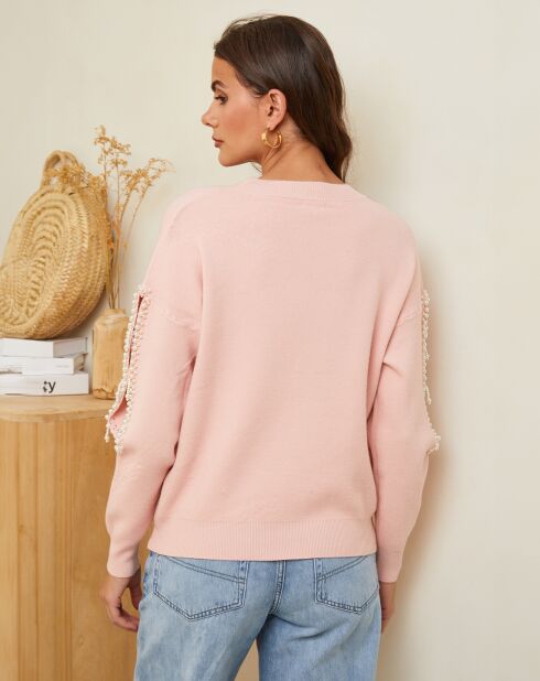 Pull Blandine rose