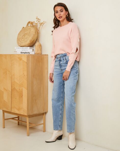 Pull Blandine rose