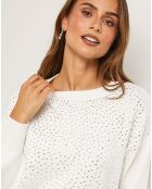Pull Julie blanc