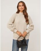 Pull Justine taupe
