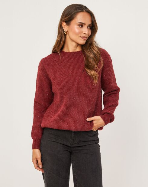 Pull Juliette bordeaux